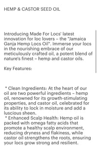 Jamaica Ganja Hemp & Castor Oil 4oz