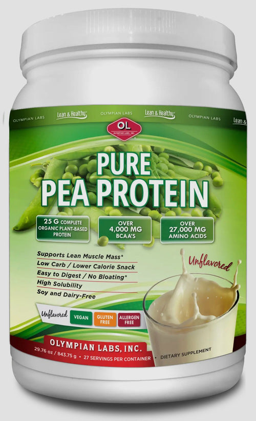 Pea Protein (unflavored) 29.76 oz  (27 servings) no soy free, dairy free