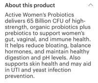 Women’s Probiotic 50 Billion CFU Capsules (30)