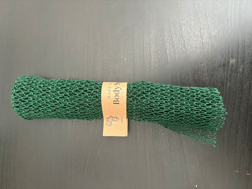 Body Scrub Dark Green (wash cloth )