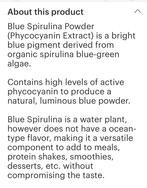 Blue Spirulina 50g
