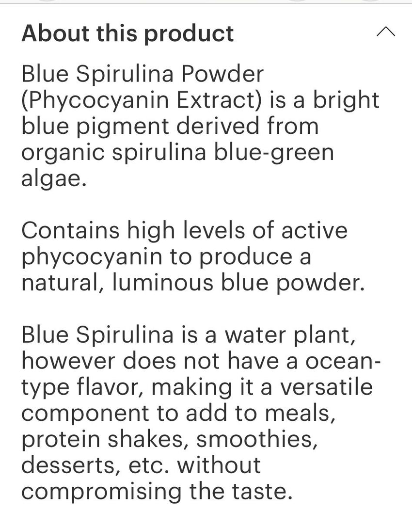 Blue Spirulina 50g