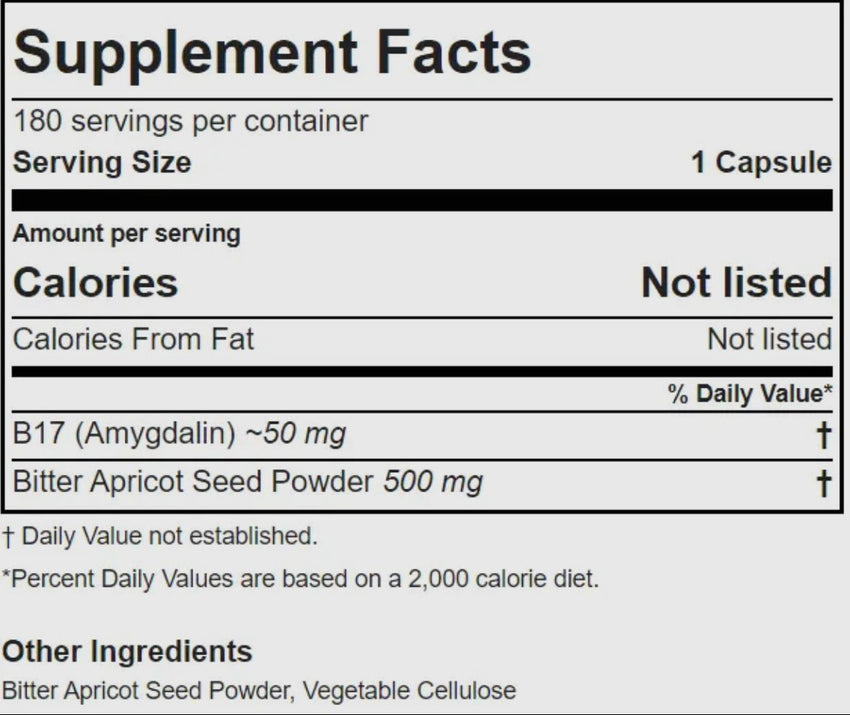 Apricot Kernels Capsules (180)