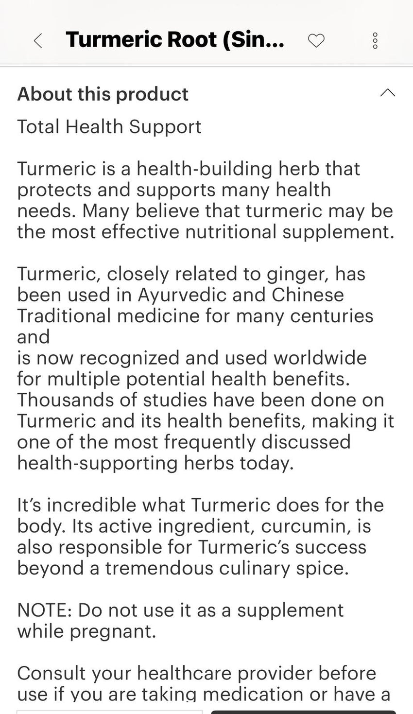 Turmeric Drops 1oz