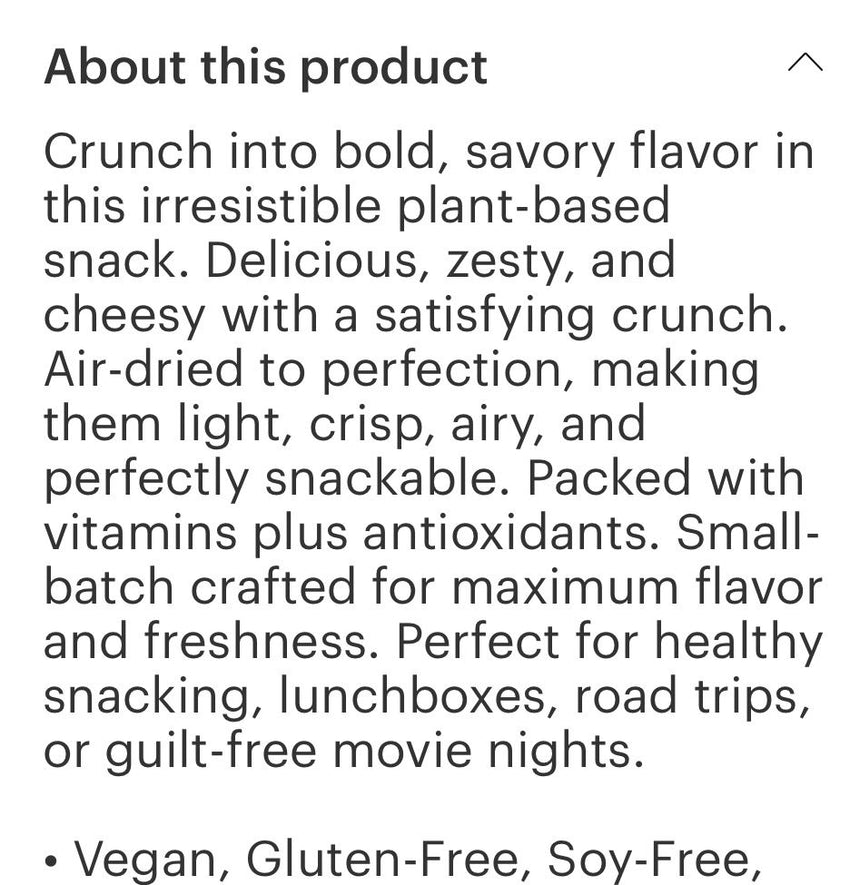 Kale Chips (ginger date ) 2oz