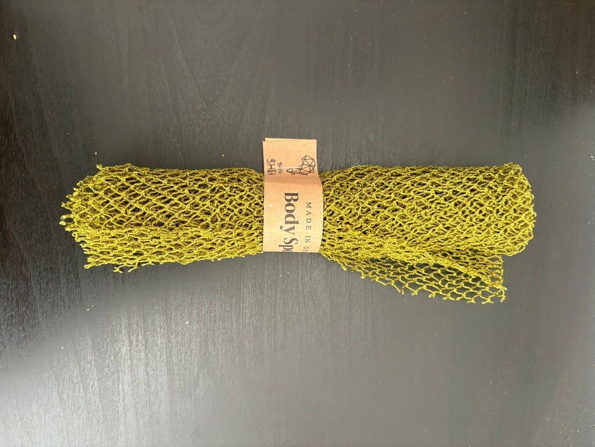 Body Scrub Olive Green (wash cloth )
