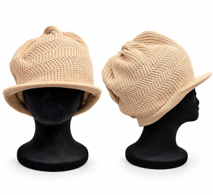 Rasta Cap tan brim #3