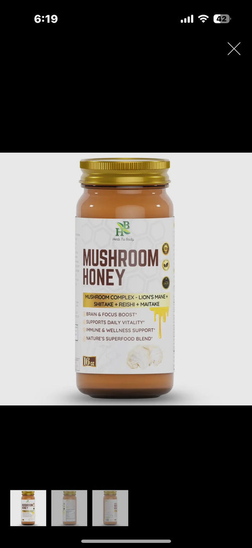 Mushroom Herbal Honey 16oz