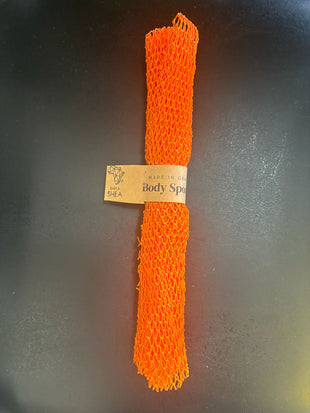 Body Scrub from Ghana (wash cloth size 24 x 24) Orange