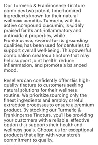 Turmeric & Frankincense Tincture 1oz