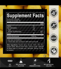 Creatine Monohydrate Gummies 5000 MG (150 ct)