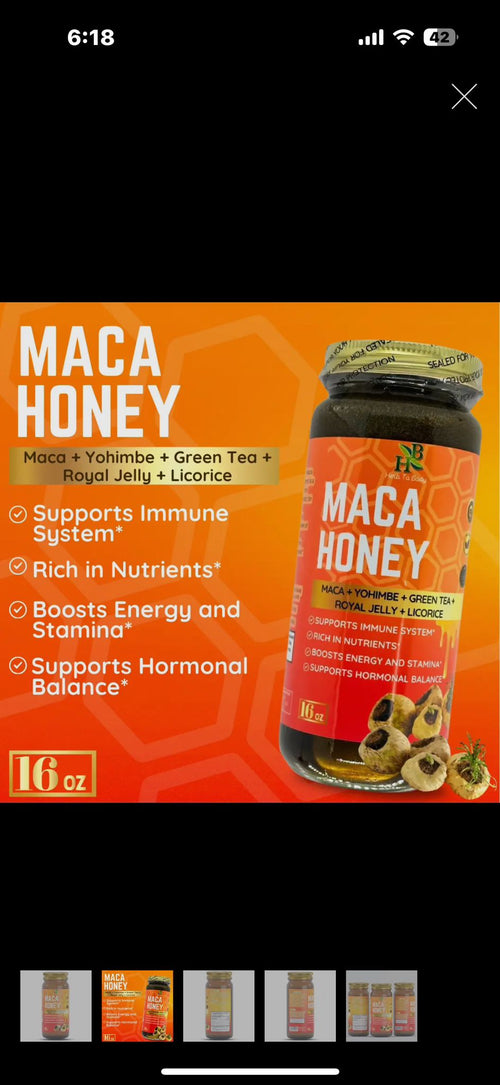Maca Herbal Honey 16oz