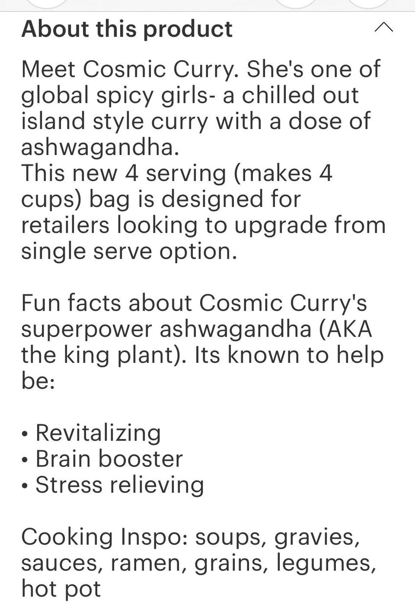 Curry & Ashwagandha Premium Broth 34g