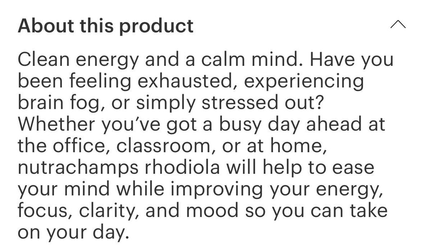 Rhodiola Capsules (120)