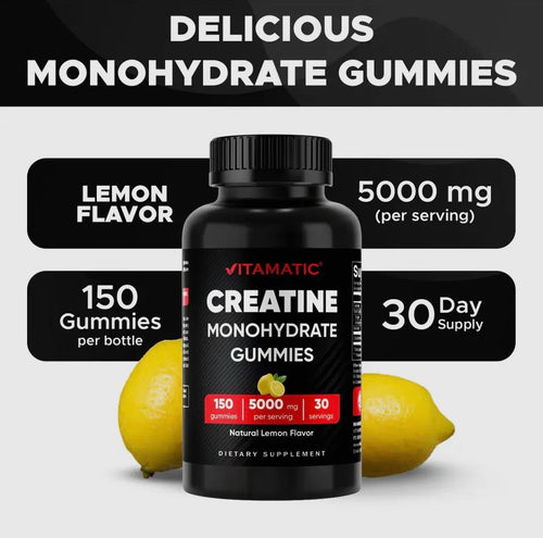 Creatine Monohydrate Gummies 5000 MG (150 ct)