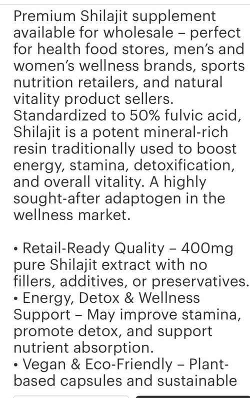 Shilajit Capsules (60)