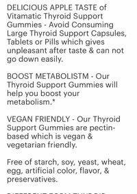 Thyroid Gummies with Iodine & Kelp (60)