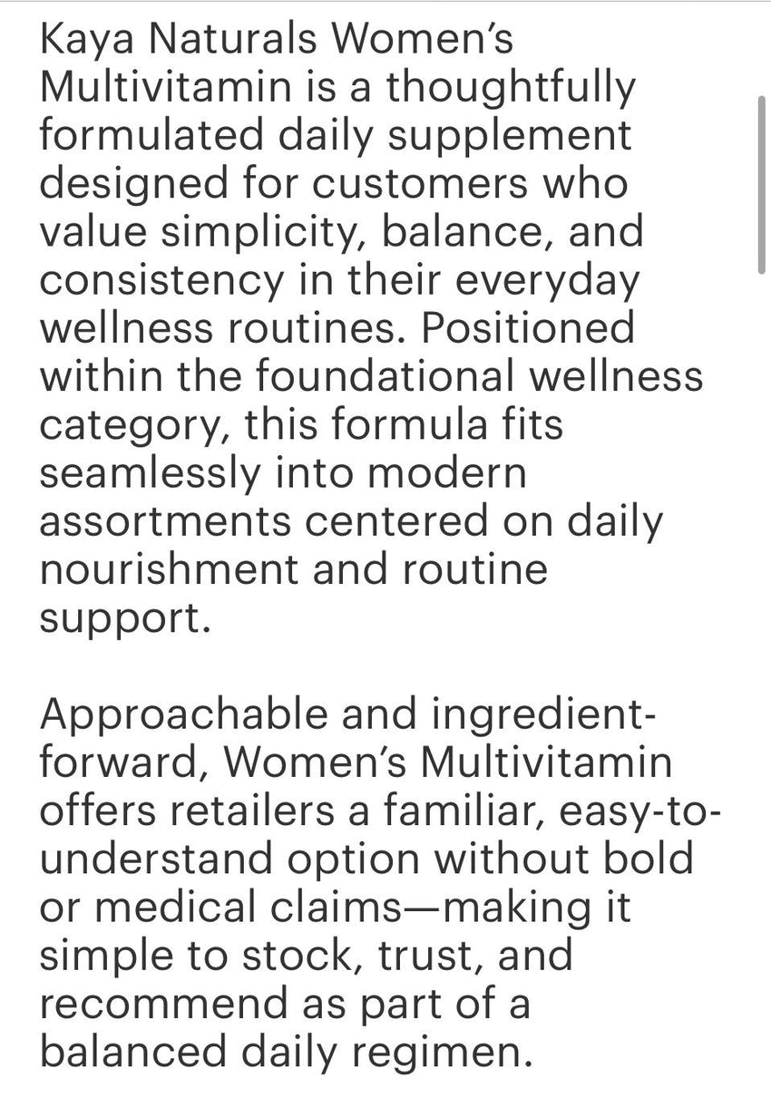Women’s Multivitamin (60)