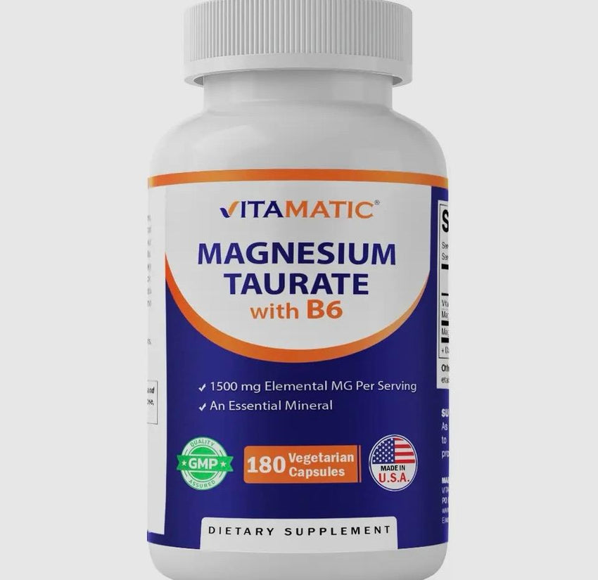 Magnesium Taurate with B6 180 capsules