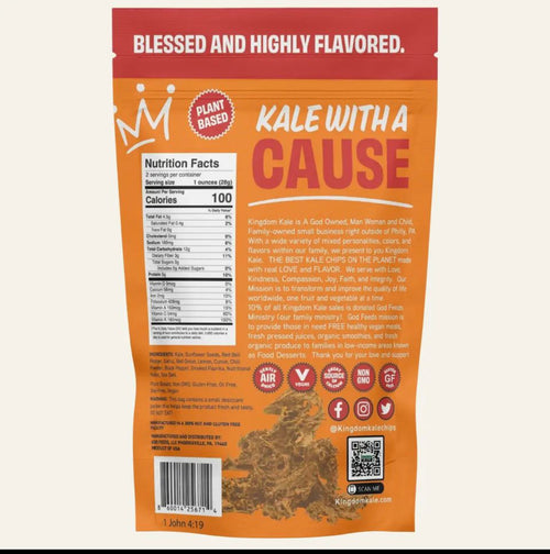 Kale Chips (nacho cheeze) 2oz