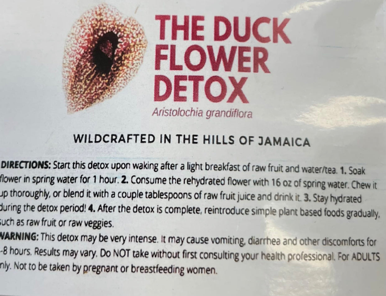 Duck Flower (Extreme Detox) - VEGAN FO LIFE