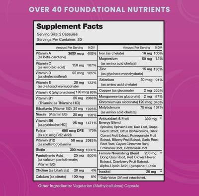 Women’s Multivitamin Capsules (60)