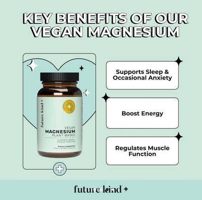 Vegan Magnesium Supplements 30 Capsules