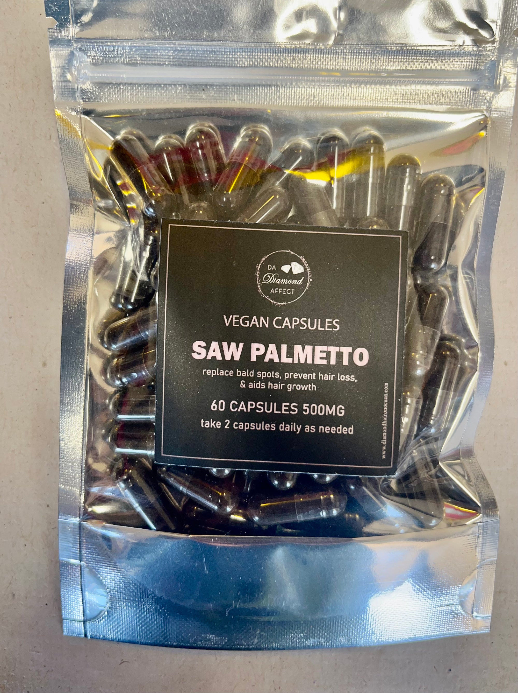 Saw Palmetto 60 Capsules (Helps with baldness)