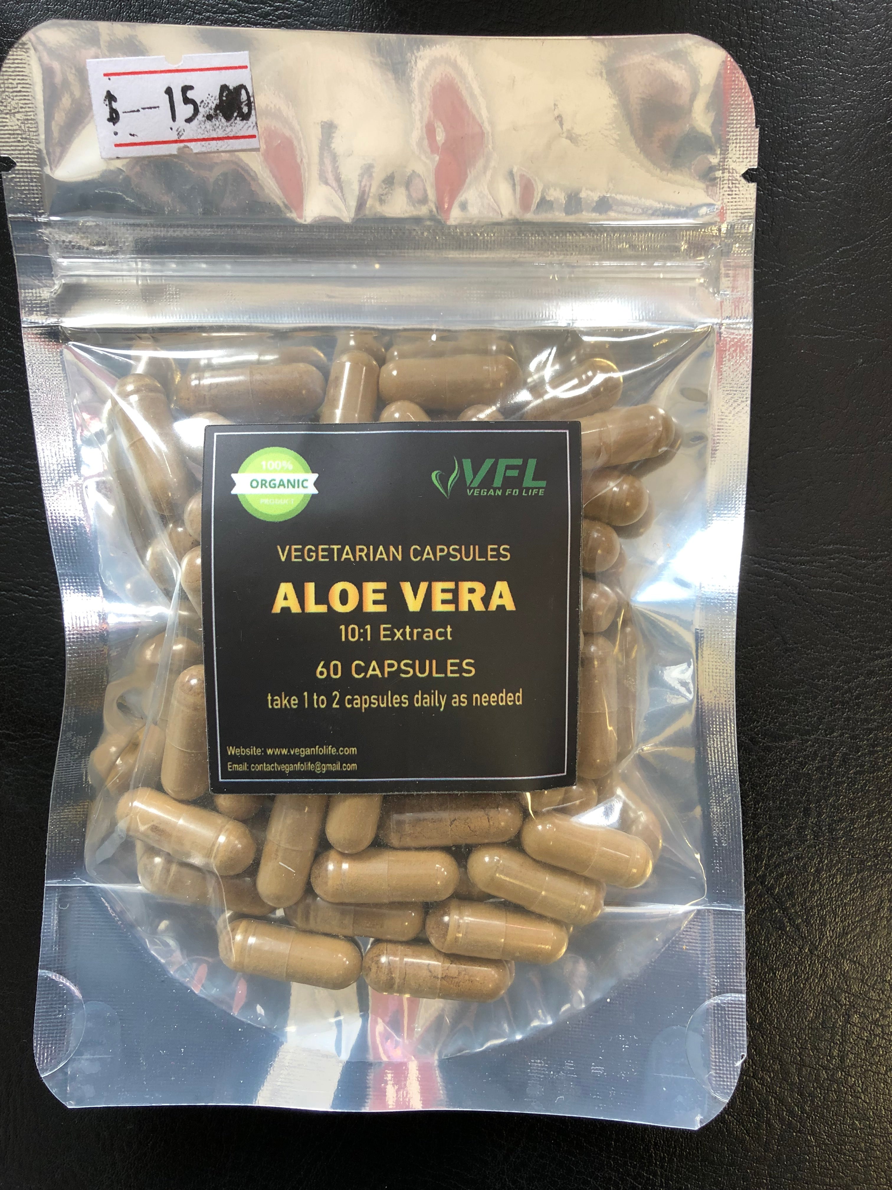 Aloe Vera Capsules 60 ct – VEGAN FO LIFE