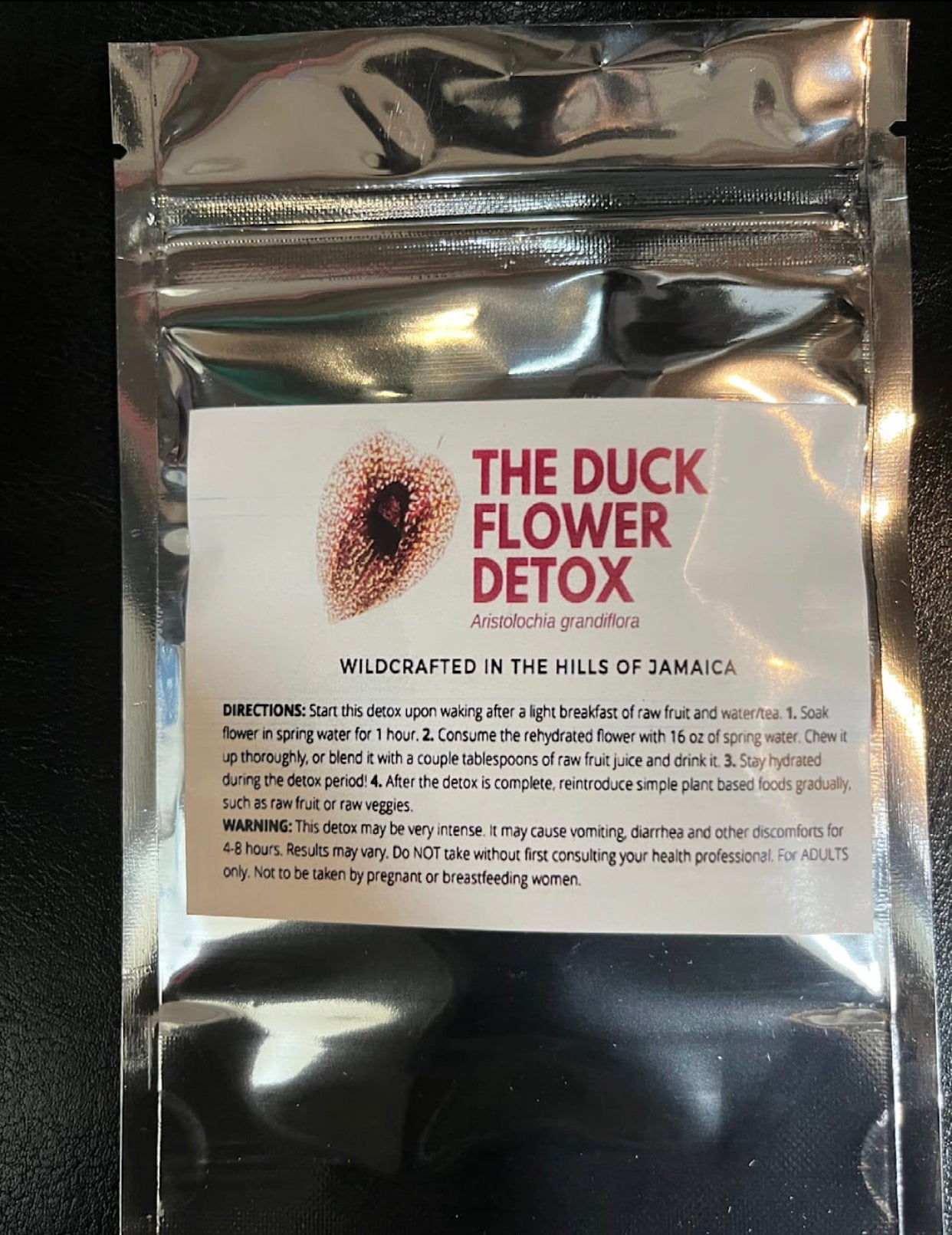 Duck flower detox –